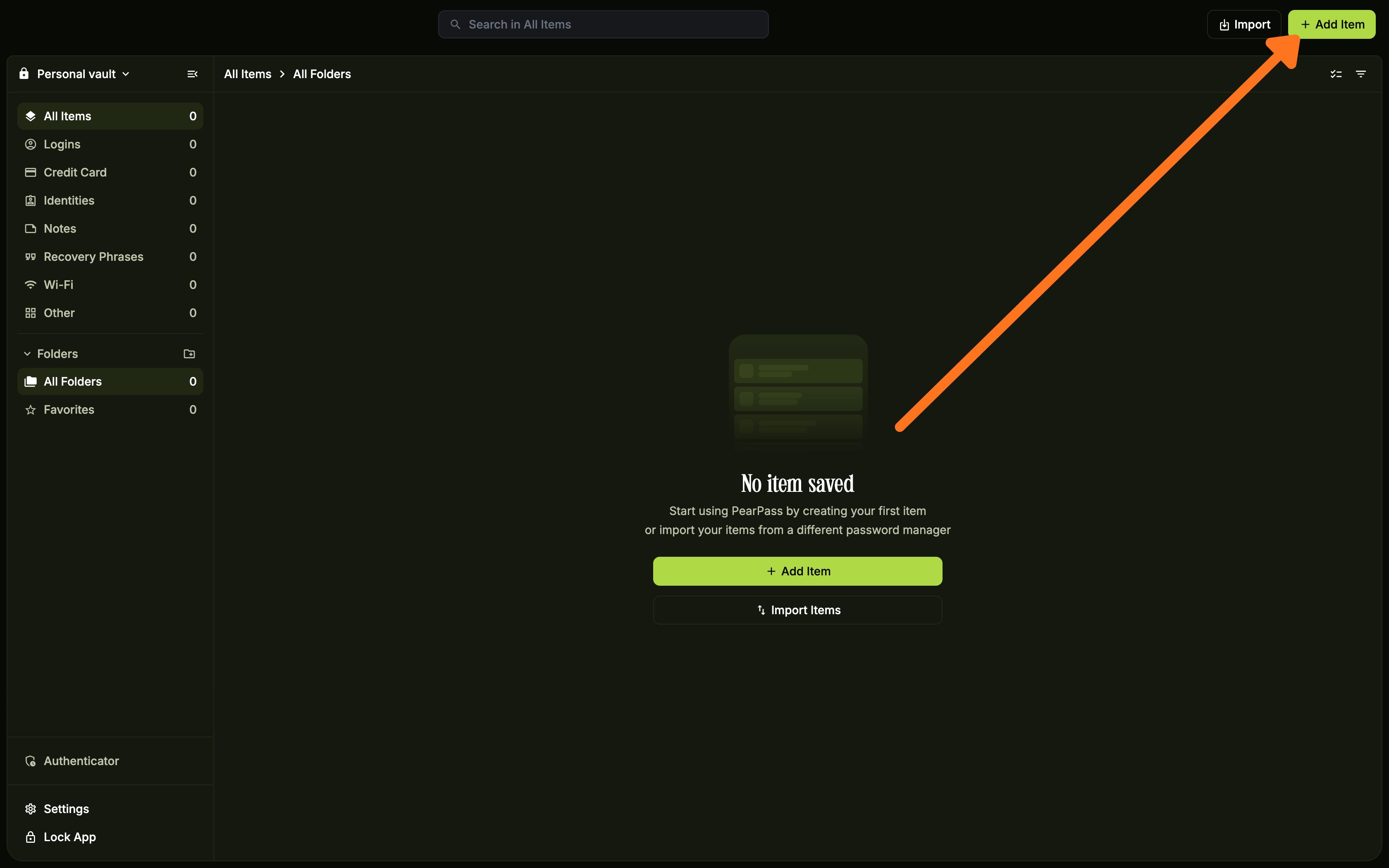 Add item